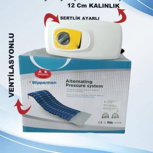 Boru tipi havalı yatak 12 cm kalınlığında