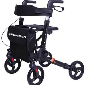 502 Model Alüminyum Lüks Rollator Yürüteç Siyah